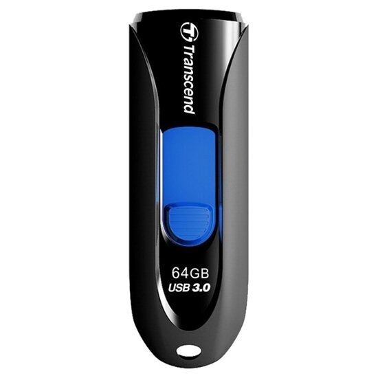 USB флешка Transcend JetFlash 790 64Gb black USB 3.0 (90/28 Mb/s)