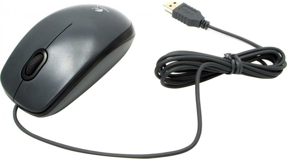 Logitech Mouse M100 (темно-серый)