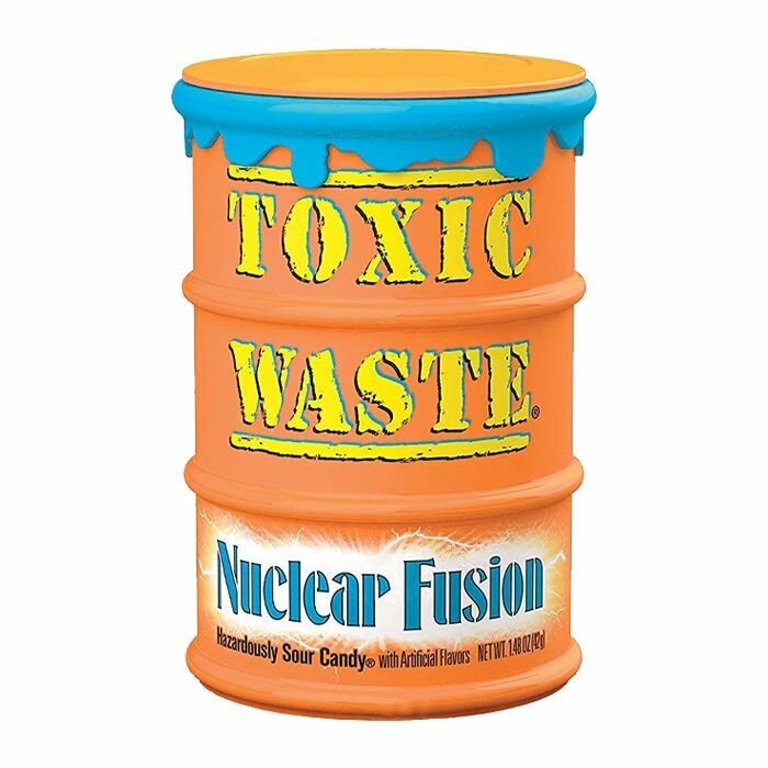 Кислые леденцы Toxic Waste - набор 3 вкуса (США), 42 г (3 шт) - фотография № 4