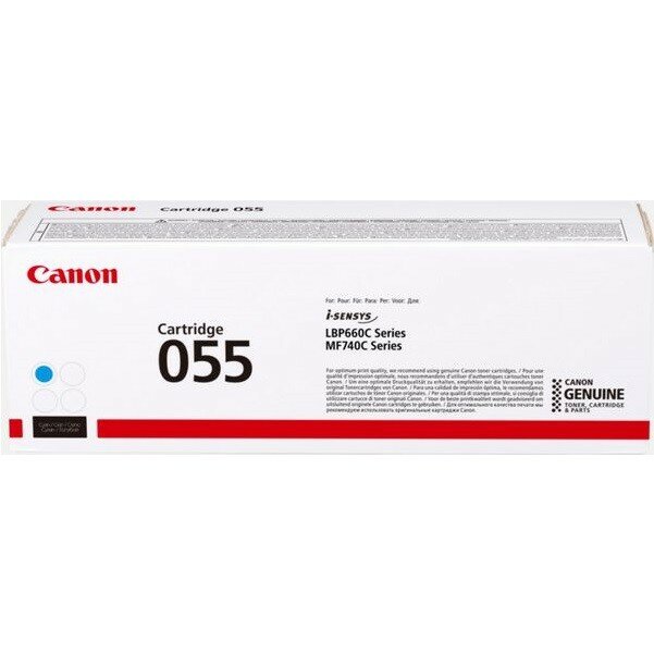 Canon CRG 055 C Картридж для LBP66x MF74x, 2100 стр. , голубой GR