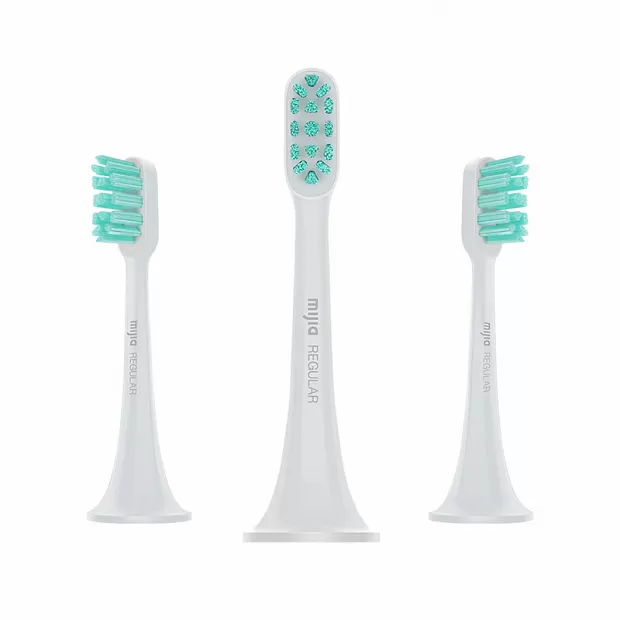 Сменные насадки для зубной щетки (3 шт.) Mijia Sonic Electric Toothbrush Head (White/Белый)