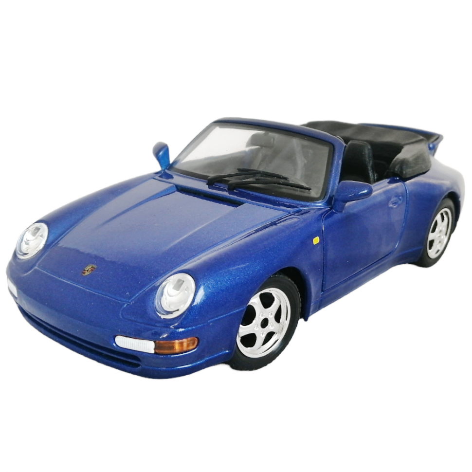 Porsche 911 Carrera Cabriolet коллекционная модель автомобиля 1:24