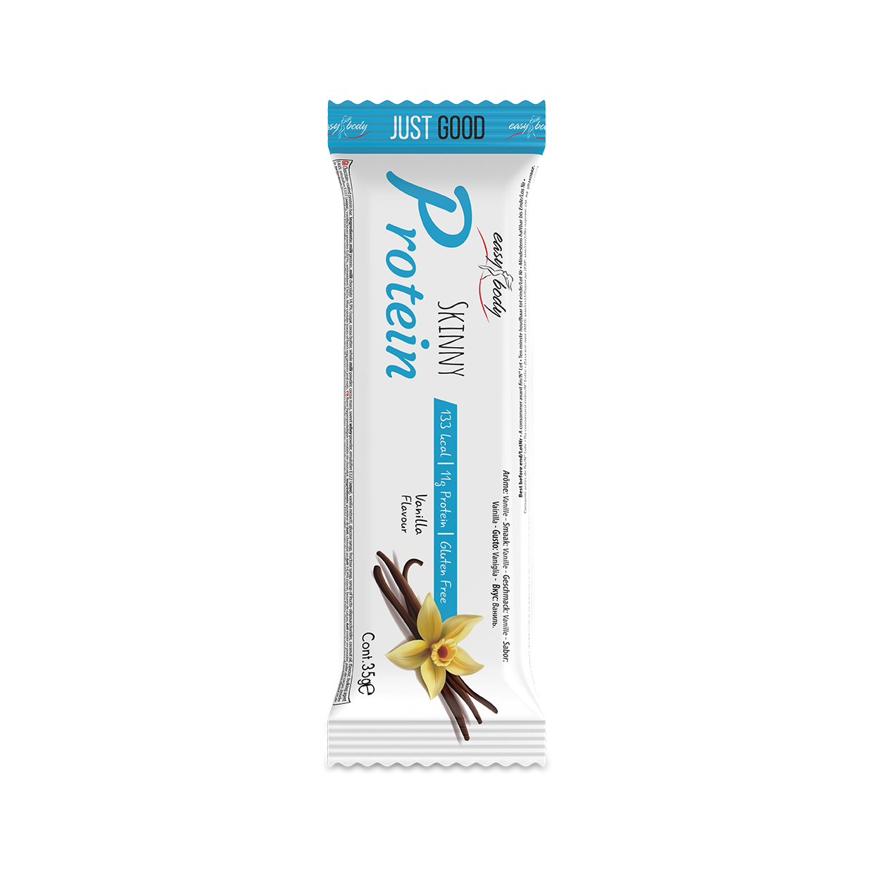 QNT Skinny Protein Bar Vanilla 35g/ Батончик "Изи Боди Скинни Протеин" ваниль 35гр