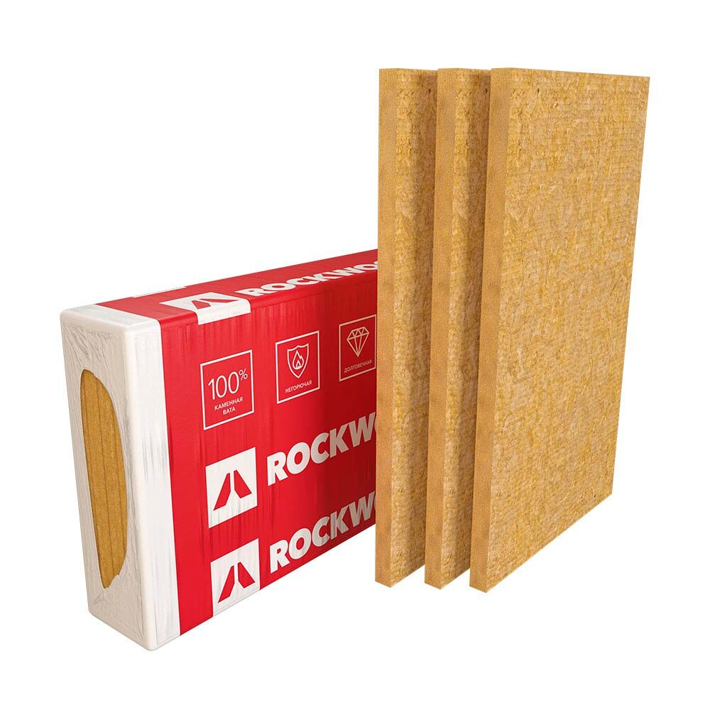 Утеплитель Rockwool Руф Баттс В Оптима 40х600х1000 мм 3,6 кв. м