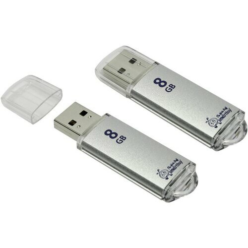 Флешка Smartbuy V-Cut SB8GBVC-S 8 Гб Silver