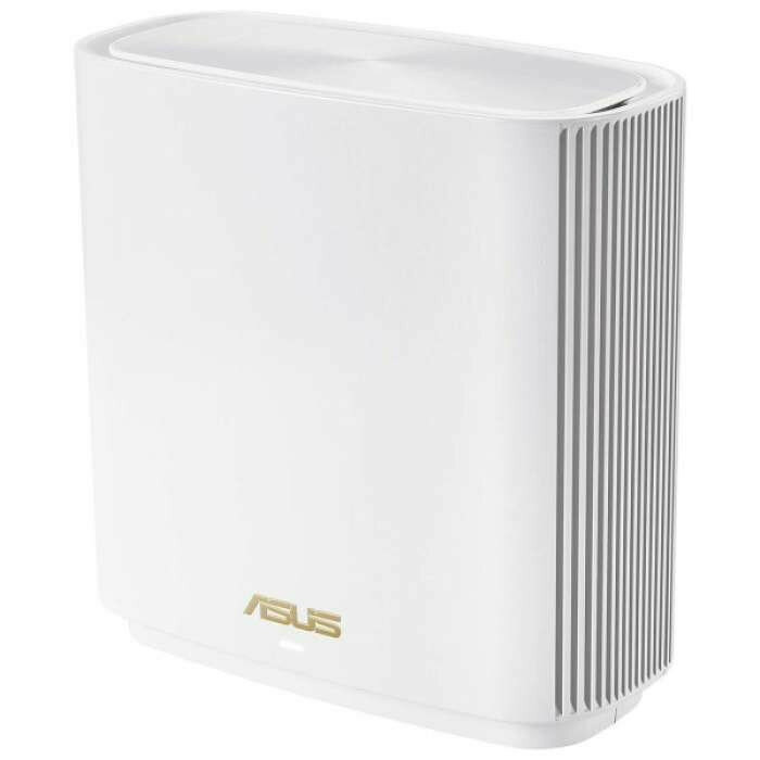 ASUS XT8 (W-1-PK) // роутер, из 1 точки доступа, 802.11b/g/n/ac/ax, до 574 + 4804Мбит/c, 2,4 + 5 гГц, белый ; 90IG0590-MO3G30
