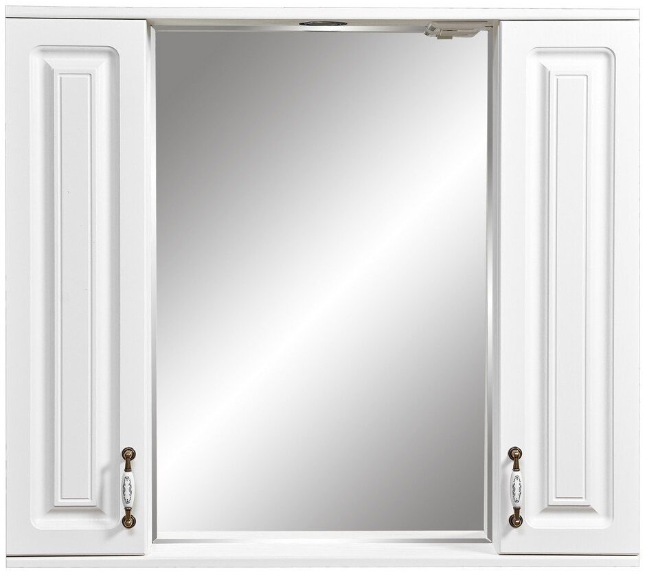 фото Зеркало-шкаф Stella Polar Кармела 90х80 SP-00000186 с подсветкой