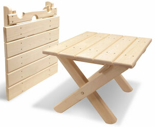 Стол для шезлонгов деревянный