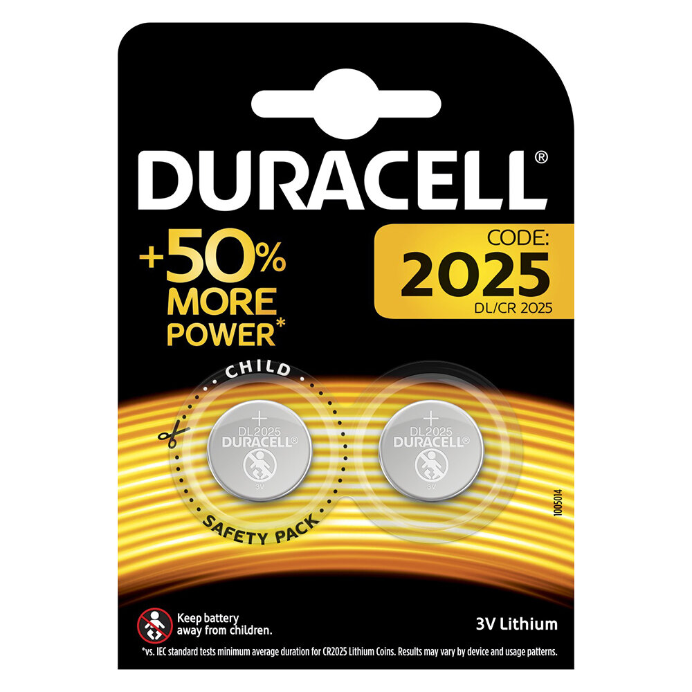 Батарейка Duracell CR 2025 2 шт