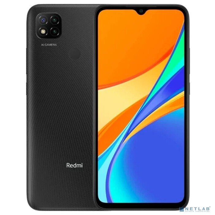 Xiaomi Mi Смартфон/акссесуар Xiaomi Redmi 9C NFC 3GB/64GB Midnight Gray 29801 (37555) Бирюзовый