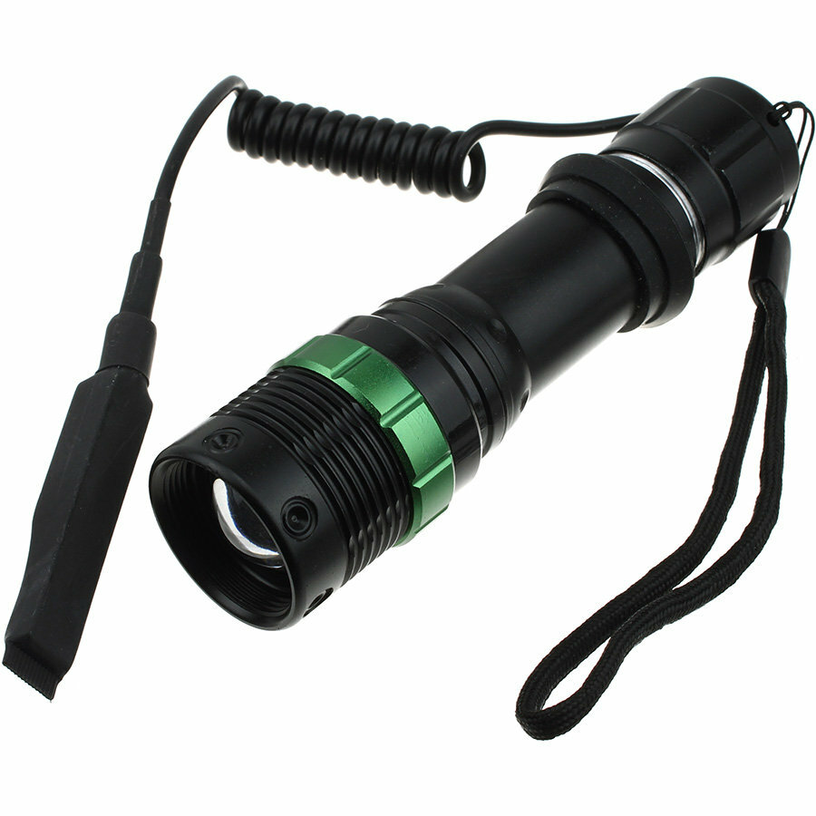 Фонарь подствольный с ZOOM 1СВД 1 кнопка 3ААА/ACC ЗУ220В N-109