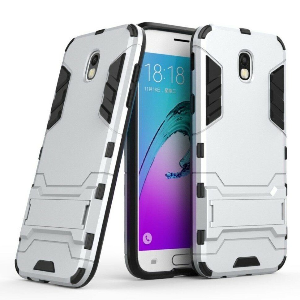 Чехол Duty Armor для Samsung Galaxy J5 2017 (серебряный)