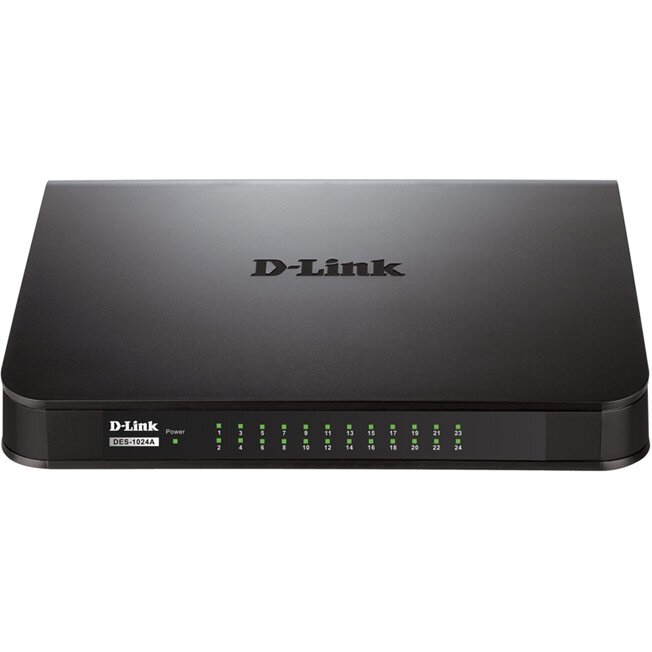 Коммутатор D-Link Switch DES-1024A/E1B 24 ports Ethernet 10/100 Mbps