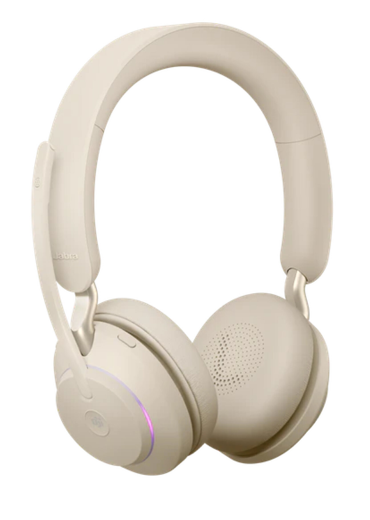 Беспроводная стерео гарнитура, Jabra Evolve2 65, Link380c MS Stereo Beige (26599-999-898)MS, USB-C