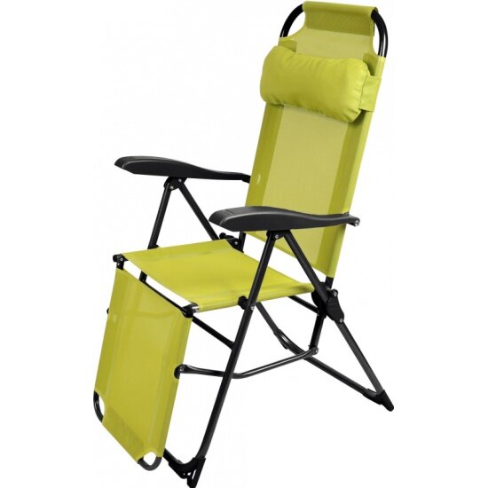 Кресло-шезлонг GARDEN STORY мебельторг Ника К3 арт.К3/Л, лимонный,черный