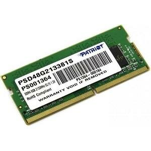 Patriot Memory Модуль памяти NBook SO-DDR4 8192Mb, 2133Mhz, Patriot #PSD48G213381S