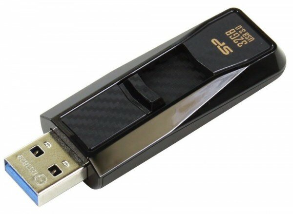 Флешка Silicon Power 32Gb Blaze B50 SP032GBUF3B50V1K USB3.0 черный SP032GBUF3B50V1K