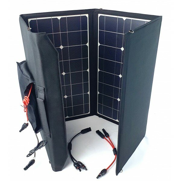 Солнечная складная панель SUMITACHI 140W (Вт) для похода/ переносная батарея - фотография № 1