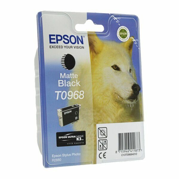 Картридж Epson T0968 C13T09684010 черный матовый