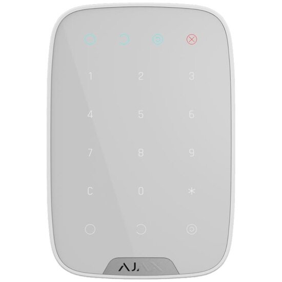 Беспроводная сенсорная клавиатура AJAX Systems KeyPad Jeweller (8706.12.WH1)