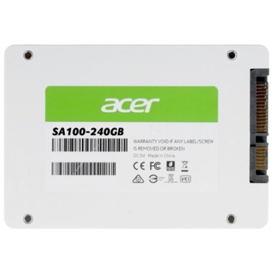 Накопитель SSD Acer 2,5" SA100 240GB SATA (BL.9BWWA.102)