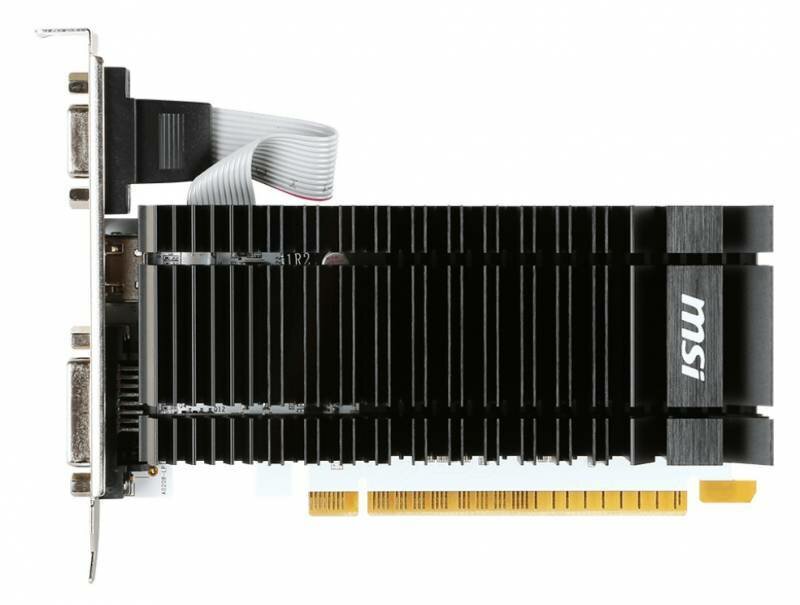 Видеокарта MSI GeForce GT 730 2048 МБ, RET (n730k-2gd3h/lp)