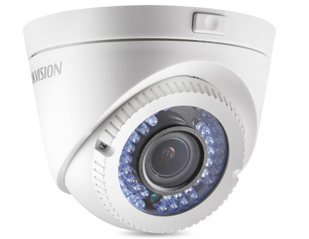 Камера видеонаблюдения аналоговая Hikvision DS-2CE56C2T-VFIR3, 2.8 - 12 мм, белый