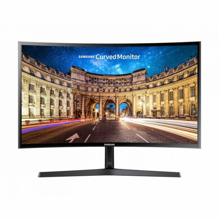 Монитор Samsung 27" C27F396FHI VA LED изогнутый 16:9 1920x1080 4ms 250cd 3000:1 178/178 D-Sub HDMI Glossy Black (замена C27F390FHI) 1 years