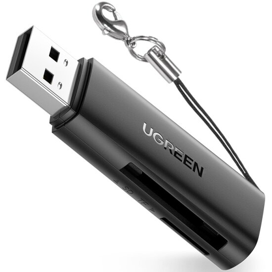 Картридер Ugreen USB-A 3.0 для карт памяти TF / SD (60722)