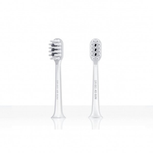 Комплект насадок для зубной щетки Dr.Bei Sonic Electric Toothbrush S7?2шт, серый