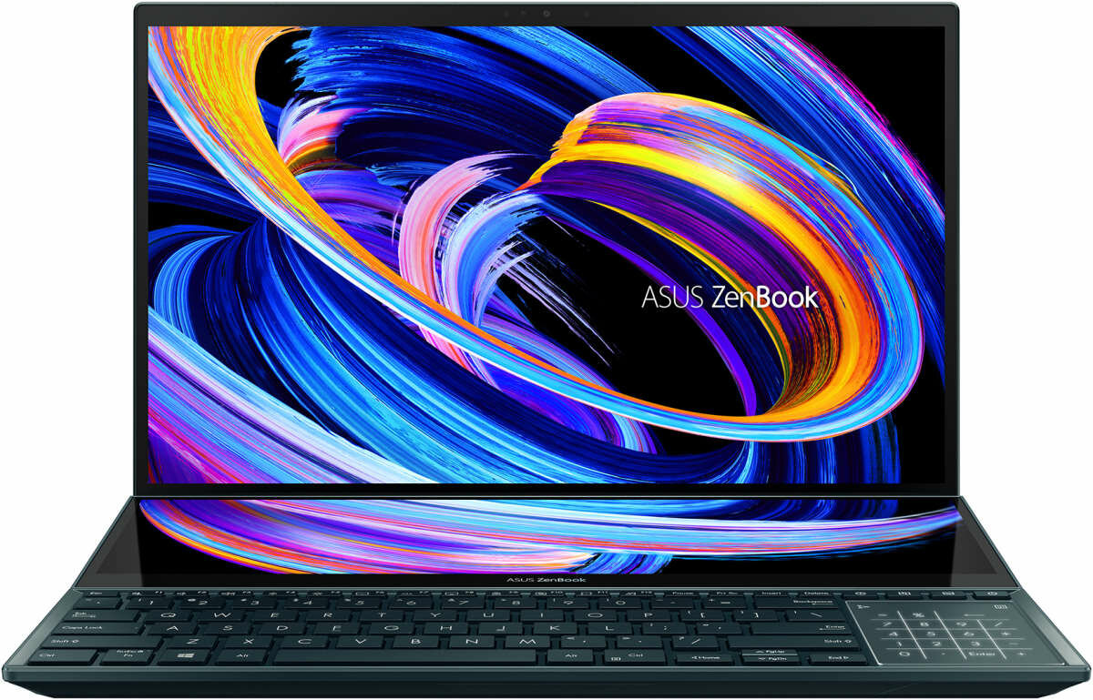 Ноутбук Asus ZENBOOK Pro Duo UX582Lr-H2013T 90NB0U51-M01740 (Core i7 2200 MHz (10870H)/16Gb/1024 Gb SSD/15.6"/3840x2160/nVidia GeForce RTX 3070 GDDR6)