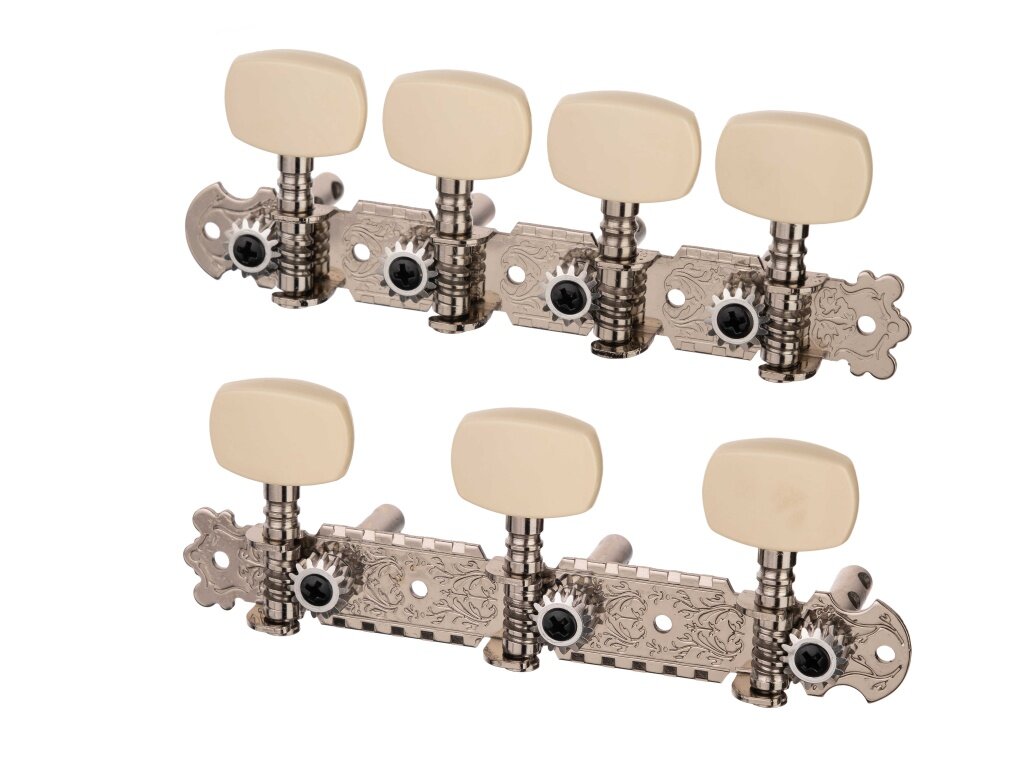 LOD-017A-7 Комплект колковой механики на планке для 7-струнной классической гитары Alice