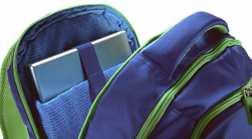 Рюкзак Benetton laptop backpack blue