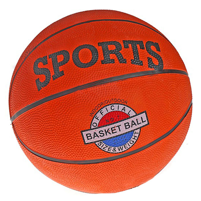 MINSA Мяч баскетбольный, ПВХ, клееный, размер 7, 530 г