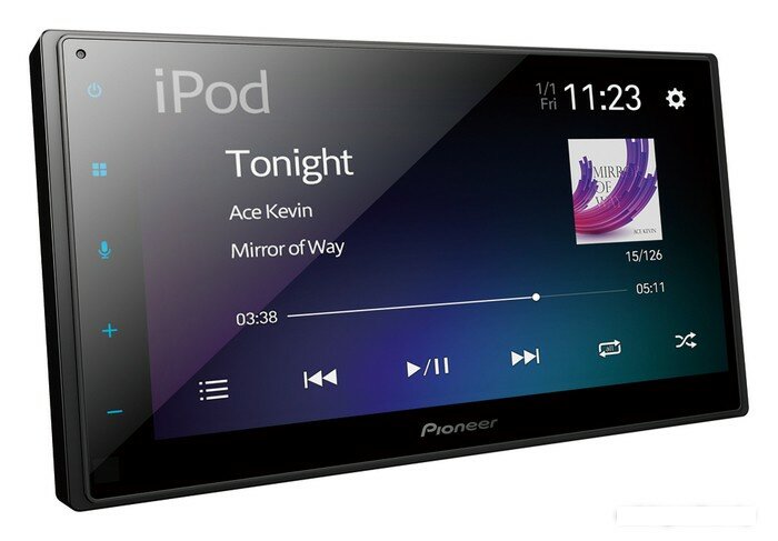 Автомагнитола Pioneer 3RCA/CarPlay/Android Auto/BT/Пульт ДУ/2din - фото №1