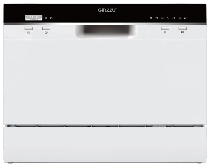 Компактная посудомоечная машина Ginzzu DC361, белый
