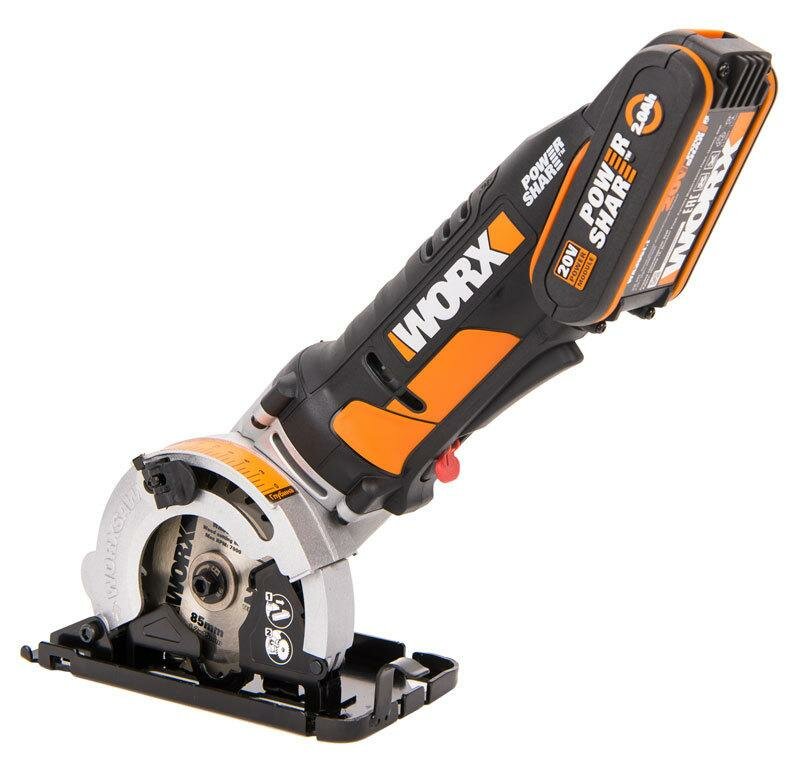 Дисковая пила Worx SAW WX527 20В 85мм