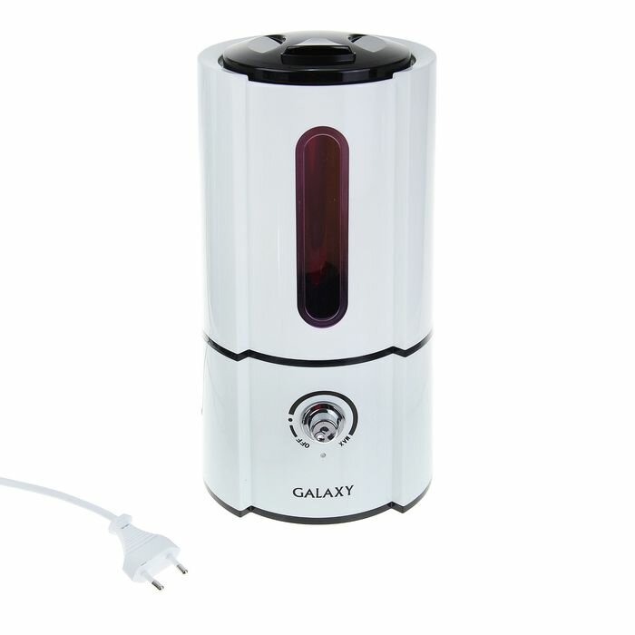 Galaxy Увлажнитель воздуха Galaxy GL 8003, ультразвуковой, 35 Вт, 2.5 л, 25 м2, белый - фотография № 1