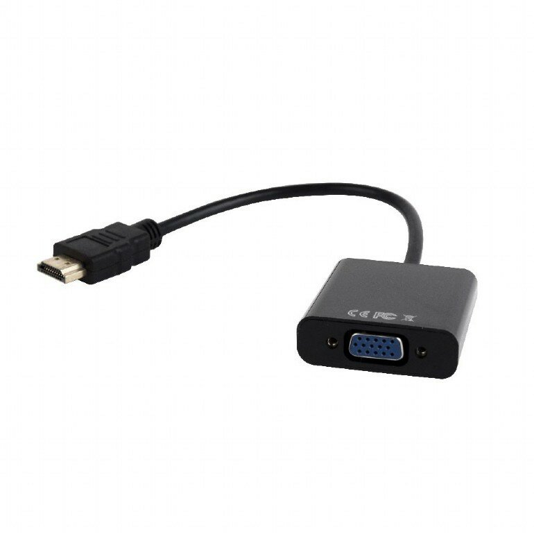 Gembird -Cablexpert Переходник HDMI-VGA, 19M 15F A-HDMI-VGA-03