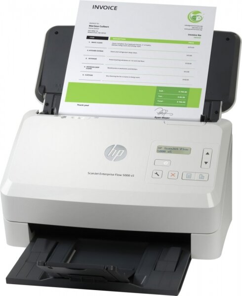 Сканер HP Scanjet Enterprise Flow 5000 s5, белый (6FW09A)