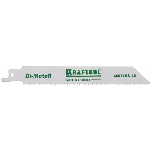 KRAFTOOL Полотно "INDUSTRIE QUALITAT" для эл/ножовки, Bi-Metall, по металлу, дереву, шаг 1,8-2,5мм KRAFTOOL