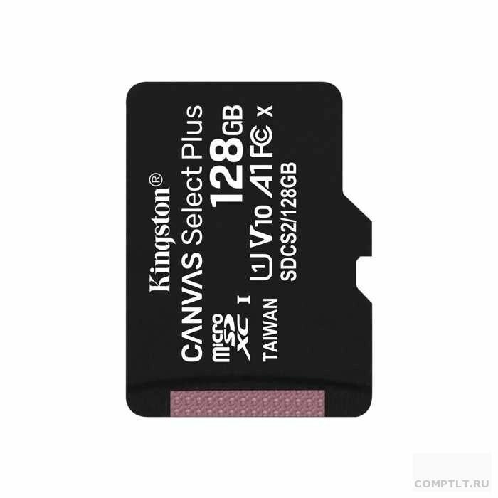 Карта памяти Kingston Canvas Select Plus microSDHC 128Gb (SDCS2/128GB)