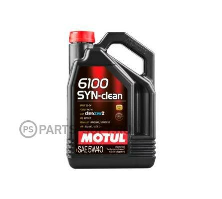 MOTUL 107942 Масло моторное MOTUL 6100 SYN-CLEAN 5W40 4 л 107942