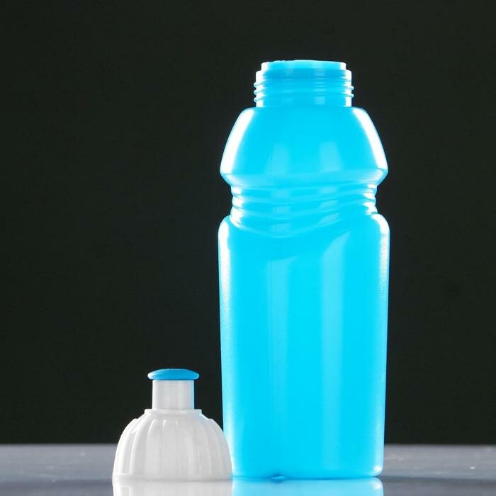 Бутылка для воды велосипедная, 400 мл, с соской, 18 х 6.2 х 6.2 см, жёлтый - фотография № 3
