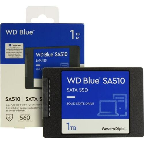 Твердотельный накопитель Western Digital WD Blue 1 ТБ SATA WDS100T3B0A