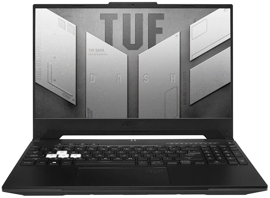 Ноутбук Asus TUF Dash F15 FX517Zr-HQ008 90NR0AV3-M004W0 (Core i7 3500 MHz (12650H)/16Gb/1024 Gb SSD/15.6"/1920x1080/nVidia GeForce RTX 3070 GDDR6)