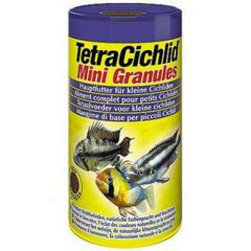 Корм для маленьких и карликовых цихлид Tetra Cichlid Мni Granules (мелкие гранулы) 250 мл, 160 гр. (2 штуки)