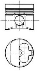 Поршень audi/vw/seat 1.9 mot.aaz abl d=80.51мм /1.75-2-3/ Kolbenschmidt 91429630 Audi 80 (8c B4). Audi 80 Avant (8c