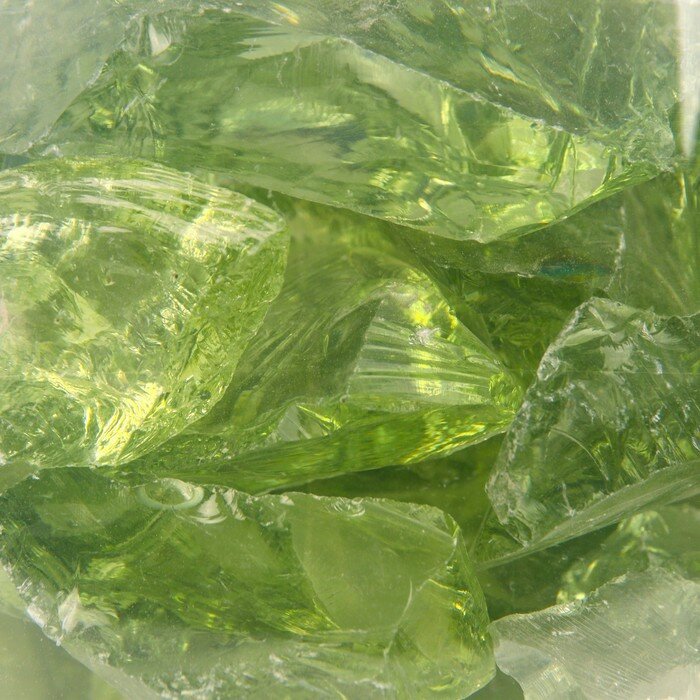 Стеклянный камень (эрклез) "Рецепты Дедушки Никиты", фр 20-70 мм, Салатовая зелень, 5 кг - фотография № 3