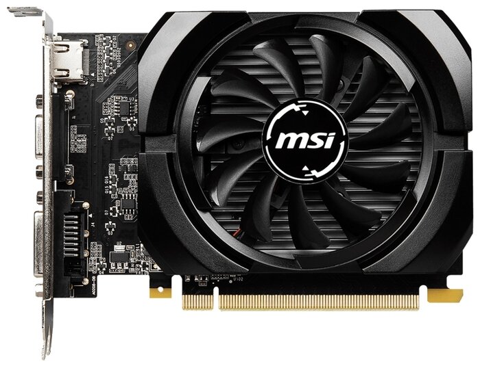 MSI Видеокарта MSI GeForce GT 730 N730K-4GD3/OCV1 (GeForce GT 730, 4ГБ DDR3, D-Sub, DVI, HDMI) (PCI-E) (ret)